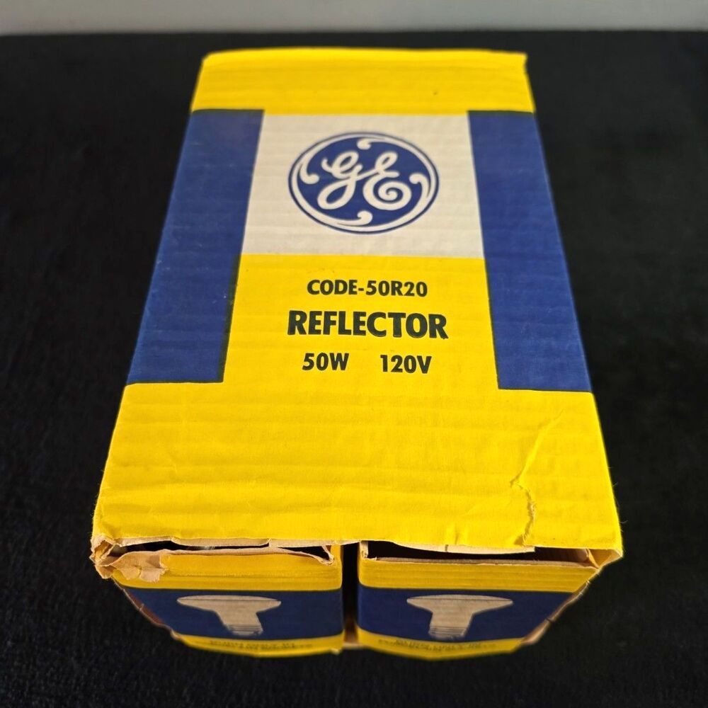 Vintage GE Reflector Lamps Pack of 6 Light Bulbs Incandescent 120V Original Box